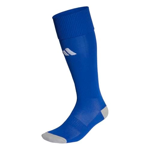 Image of adidas Unisex Kids Milano 23 Socks, Royal Blue/White, 6-7 Years