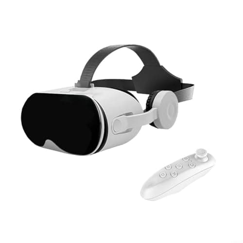 Image of Entgoinggo Virtual Reality Headset, With 110° FOV And Built-in Headphones 3D VR Glasses, For IOS And, For Android Phones Immersive Gaming And Movie, With Controller()
