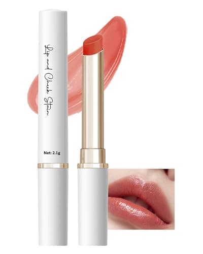 Image of PH Color Changing Lipstick, Waterproof Temperature Color Change Lip Balm,Multi-Use Lip and Cheek Tinted Lip Gloss,Long-Lasting Hydrating Moisturizing Lip Tint,Mother's Day Makeup Gift for Women-02 Red