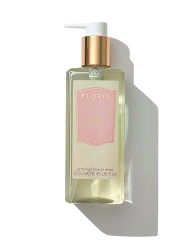 Image of Floris London Lily Luxury Liquid Hand Wash (250ml) | Delicate Floral Fragrance | Formulated with Coconut & Olive-Derived Ingredients to Gently Cleanse Hands | Designed to Leave Skin Soft & Supple