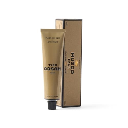 Image of Musgo Real 1887 Shaving Cream, 100ml, smooth and conditioning shaving cream, protects the skin while shaving, shave cream for all skin types