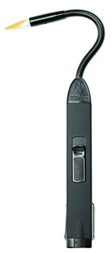 Image of Zippo Stick Lighter - Black - Refillable with Gas - Long Flexible Neck - Rubberised - Ideal Candle Lighter