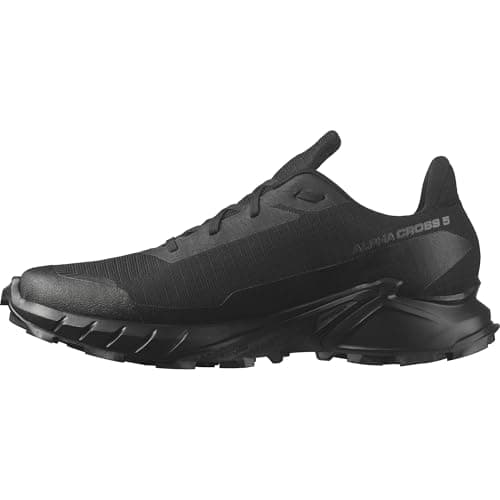 Image of Salomon X Ultra 360 Leather Gore-tex Waterproof Men's Hiking Shoes Black Black Ebony