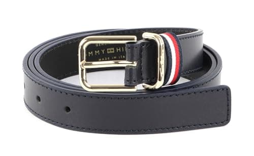 Image of TOMMY HILFIGER Signature Square Buckle Belt 2.5 W80 Acc Desert Sky