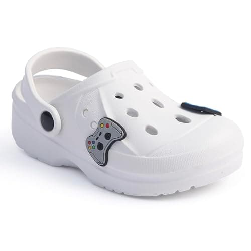 Image of The Essentials Wardrobe Children TEW Clogs - White - UK-13