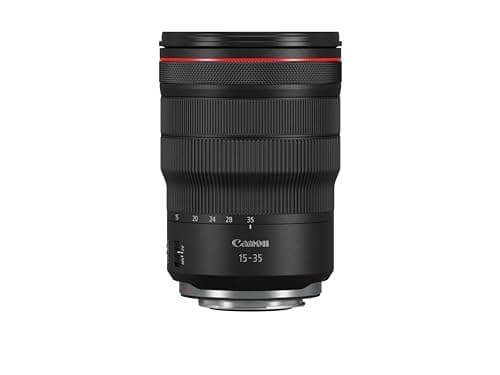Image of Canon Zoom Lens RF 15-35 mm F2.8L is USM for EOS R Ultra Wide Angle (82 mm Filter Thread, Image Stabiliser, Auto Focus), Black