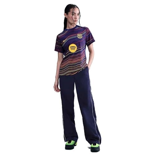 Image of FC Barcelona Academy Pro Home Nike Dri-FIT Pre-Match Women's Short Sleeve Football Top HJ7198