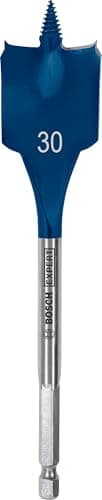 Image of Bosch 1x EXPERT Self Cut Speed Spade Drill Bit (for Softwood, Particleboard, Ø 30.00 mm, Professional Accessory Rotary Drill/Drivers)