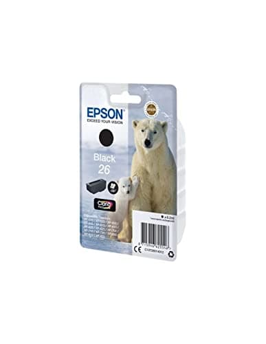 Image of Epson 26 Polar Bear Black Genuine, Claria Premium Ink Cartridge
