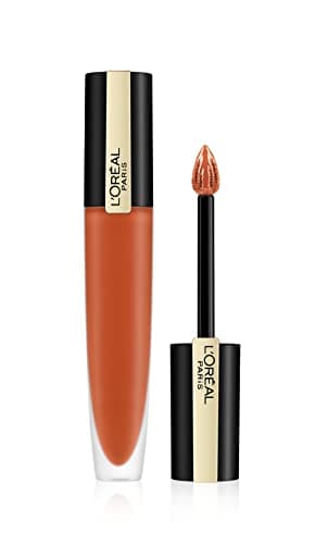 Image of L'Oréal Paris Rouge Signature Matte Liquid Lipstick, Ultra-Matte Lip Stain, Up To 24 Hours of Colour, 7 ml, Shade: 112, I Achieve
