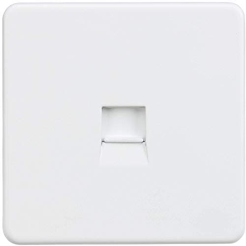 Image of Knightsbridge SF7400MW Screw Less Telephone Extension Socket, White