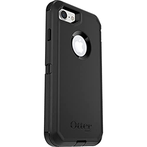 Image of OtterBox Defender Case for iPhone 7/8/SE 2nd Gen/SE 3rd Gen, Shockproof, Drop Proof, Ultra-Rugged, Protective Case, 4x Tested to Military Standard, Black, No Retail Packaging