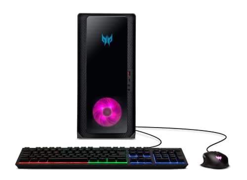 Image of Acer Predator Orion 3000 PO3-640-UR12 Gaming Desktop | 12th Gen Intel Core i7-12700F 12-Core | NVIDIA GeForce RTX 3070 | 16GB DDR4 | 1TB Gen3 SSD | 1TB HDD | Intel WiFi 6E AX211 | RGB Keyboard & Mouse