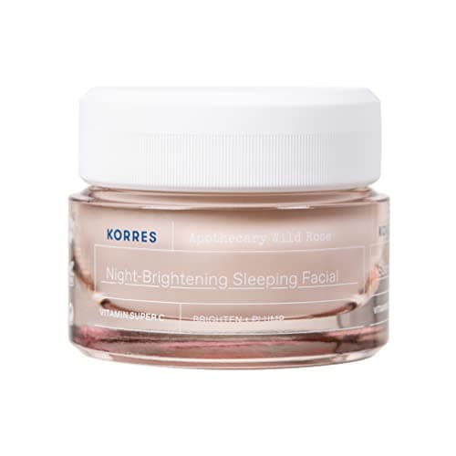 Image of KORRES APOTHECARY WILD ROSE Night Cream for Radiant Complexion, 40 ml, Dermatologically Tested