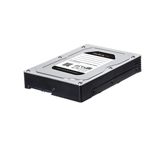 Image of StarTech.com 2.5 to 3.5 Hard Drive Adapter - For SATA and SAS SSDs/HDDs - SSD Enclosure - HDD Enclosure - Internal Hard Drive Enclosure (25SATSAS35HD)
