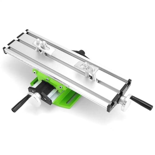 Image of QWORK® Multifunction Worktable, Cross Milling Working Table, Drilling Slide Table, for Bench Drill Stand,310 * 90 * 78mm