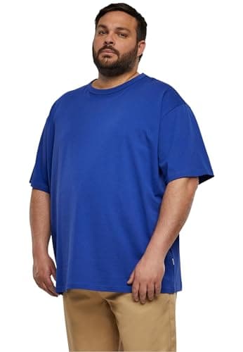 Image of Urban Classics Men's Organic Basic Tee T-Shirt, Royal,