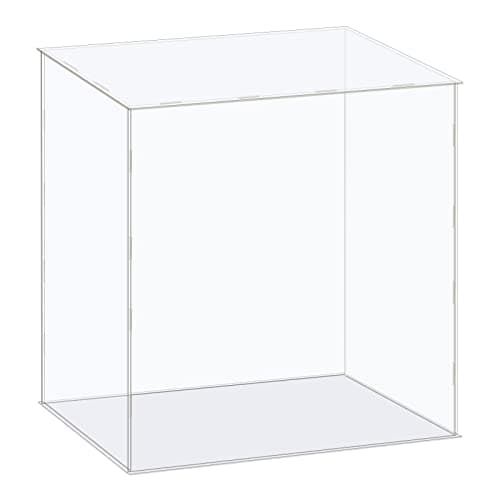 Image of sourcing map Acrylic Display Case Box Clear Dustproof Protection Showcase 41x26x41cm for Collectibles Display