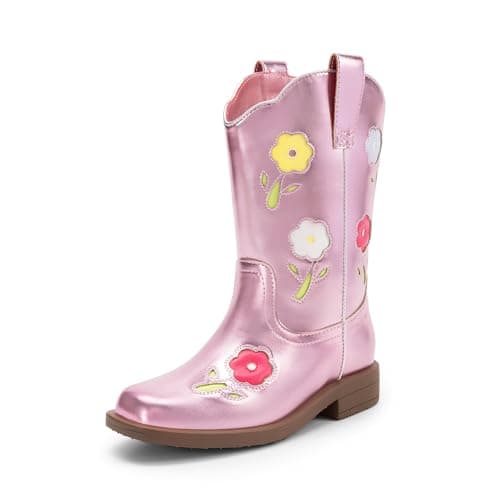 Image of DREAM PAIRS Kids' Boots - Classic Comfort,Size 6 Little Kid,Pink,KKUMMB2503