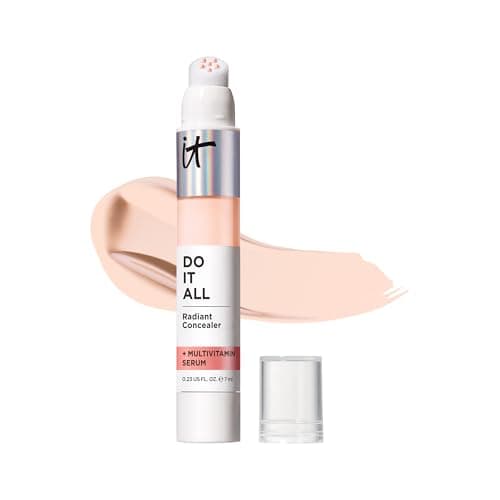 Image of IT Cosmetics Radiant Concealer with Medium Coverage, Enriched with Vitamins B3, B5 and E, Do It All Concealer, Shade: Fairest Cool, 7ml