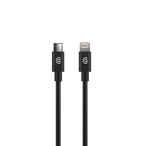 Image of Griffin MFI Charge/Sync Cable Apple Lightning to USB-C Compatible with e.g. iPhone 11/11 Pro/SE (2020) / 12 mini / 12/12 Pro / 12 Pro Max [1.2 m Long I Fast Charging I Charging & Syncing], Black