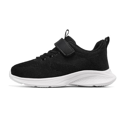 Image of Generisch 2026 Girls' Trainers Sporty Running Walking Shoes for Toddlers, black, 1 UK
