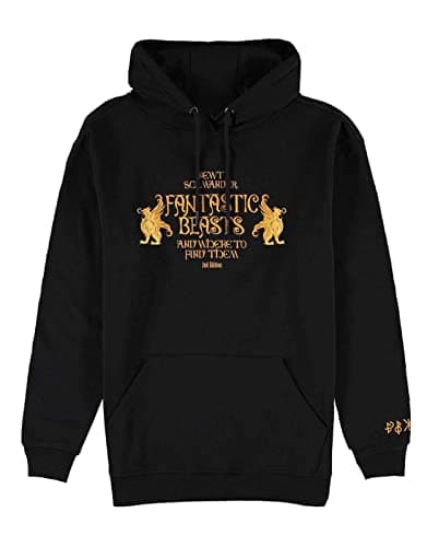 Image of FANTASTIC BEASTS Official Women's Secrets of Dumbledore Hoodie, Black, XL