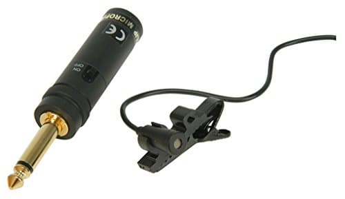 Image of QTX Omni Directional Tie Clip Condenser Microphone
