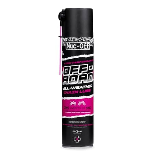 Image of Muc-Off Off-Road All-Weather Chain Lube - Ceramic Additive Chain Lubricant for Off-Road Motorcycles, Quads, and ATVs - Long-Distance, All-Weather Protection - 400ml