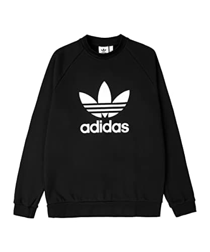 Image of Adidas H06651 TREFOIL CREW Sweatshirt mens black/white S