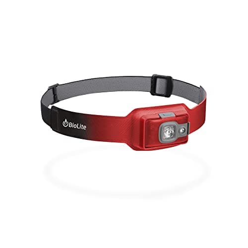 Image of BioLite HeadLamp 200 Lumen No-Bounce Rechargeable Head Light (Ember Red)