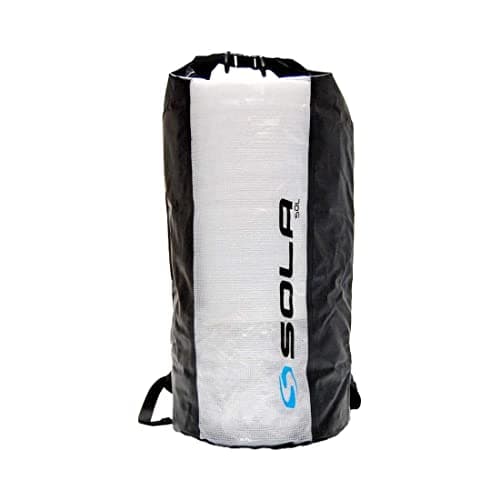 Image of SOLA 50L Waterproof Dry Bag – Large Roll-Top Backpack for Kayaking, Boating, Camping, Hiking & Outdoor Sports – Heavy-Duty PVC, Keeps Gear Dry & Safe