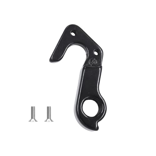 Image of TerchPilet Derailleur Hanger 266 Compatible with GT Bikes – Replaces GT Part #ATIDH0233 & K33047 – Fits Sensor, Zaskar, Helion, Avalanche, Edge, Comp 19 – Black Aluminum Alloy – Bolts Included