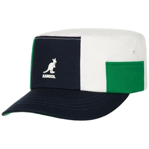 Image of Kangol Cargo Colors Army Cap by Women/Men - Cotton with Peak, Snapback Spring-Summer Spring Summer - One Size Blue-Green
