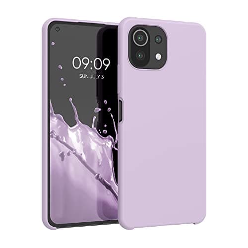 Image of kwmobile Case Compatible with Xiaomi 11 Lite (5G) NE/Mi 11 Lite (5G) Case - TPU Silicone Phone Cover with Soft Finish - Mauve