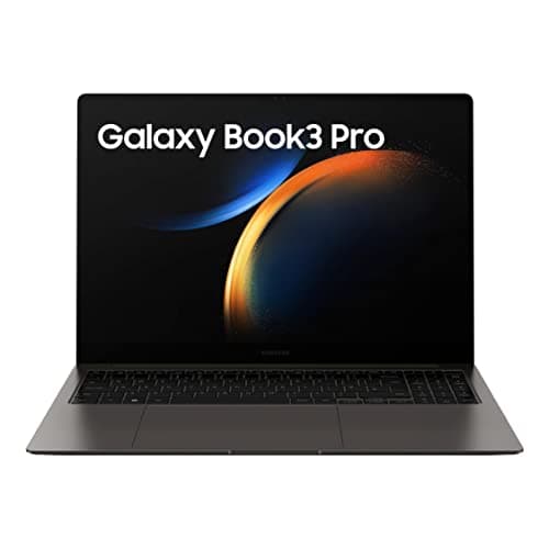 Image of Samsung Galaxy Book3 Pro Wi-Fi Laptop, 14 Inch, 13th gen Intel Core i7 Processor, 16GB RAM, 512GB Storage, Graphite - Official