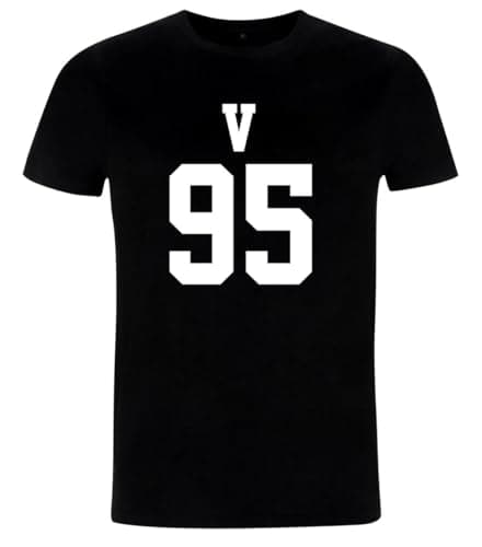 Image of Dressdown V 95 - Organic Men's/Unisex T-Shirt - Black - S