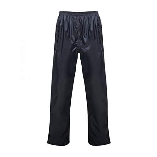 Image of Regatta Men's Professional Pro Packaway Waterproof & Breathable Windproof Overtrousers Trousers, Navy, 3XL UK