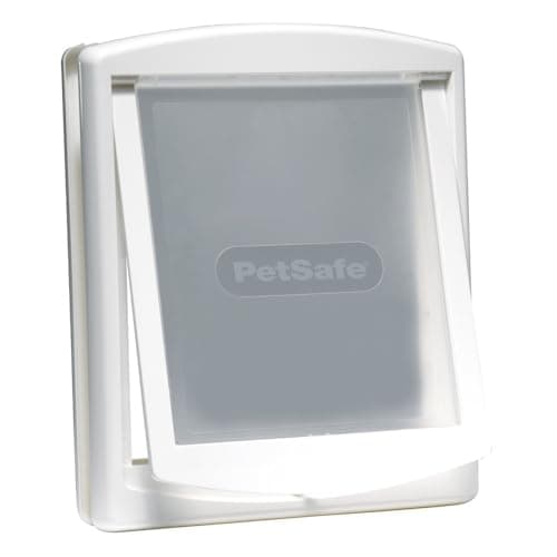 Image of PetSafe Original 2 Way Pet Door - Manual Lock, Durable Frame, Multiple Colours - Large, White