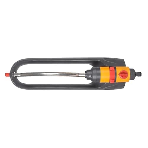 Image of HOZELOCK - Rectangular Sprinkler Plus 220 M: Ultra Coverage, Sprinkler on Sled, Ideal for Lawns, Adjustable Oscillation Zone: 16 Jets For Uniform Watering [100-100-250]