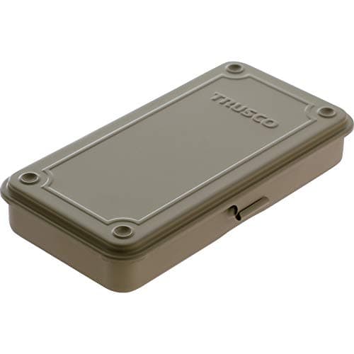Image of TRUSCO T-19LS Trunk Tool Box, 80.9 x 4.9 x 1.3 x 1.3 inches (203 x 109 x 35 mm), Light Sand