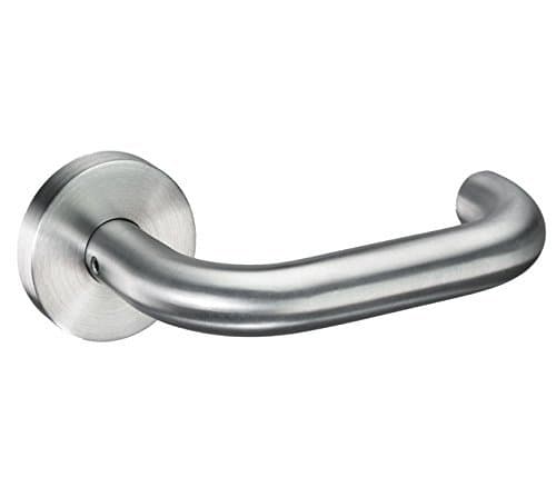 Image of Disabled Door Handles with Sprung Return to Door Lever on Round Rose H730122S