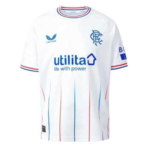 Image of Castore 2023-2024 Rangers Away Shirt (Kids) White, XL