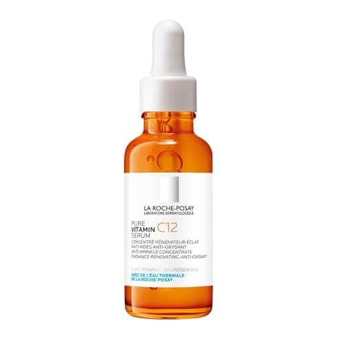 Image of La Roche Posay Pure Vitamin C12 Serum, Anti-Ageing Care with 12% Vitamin C, Regenerating Anti-Wrinkle Facial Care, Firming, Brightening and Antioxidant, Against Pigment Spots, 30 ml