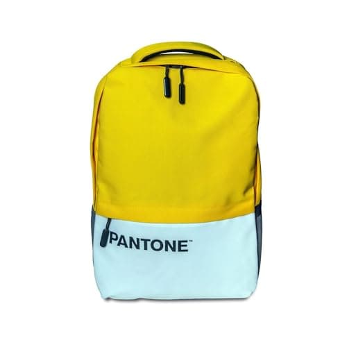 Image of Celly PTBK102Y Pantone XL Backpack, Fits Upto 15.6'' Laptop, USB Connection, Water And Tear Resistant, Yellow