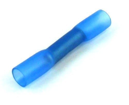 Image of 10x Heat Shrink Butt Connectors Blue, Electrical Terminals - Free First Class UK Postage!