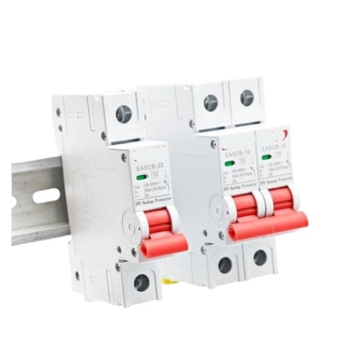 Image of VVCPVDXCI Ac Spd Backup Protector T2 Surge Protection Arrester 230v 400v Surge Protector Din Rail Current Breaker 10ka 20ka 2p