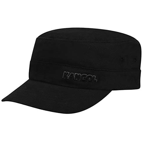 Image of Kangol Flexfit Urban Army Cap by Women/Men - Military Women´s with Peak, Closed Back, Peak Summer All-Season - S/M (54-57 cm) Black