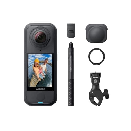 Image of Insta360 X4 Air Motorcycle Multiview Bundle - Lightweight 165g 8K 360 Camera, Invisible Selfie Stick, Replaceable Lenses, Shoot First & Frame Later, Built-in Wind Guard, FlowState Stabilization