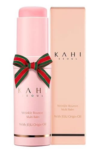 Image of KAHI Wrinkle Bounce Multi Balm Stick | PDRN Collagen Wrinkle Stick | Korean Skin Care |All-in-One Hydrating Lip Balm Eye Cream Neck Cream Make Up Base & Face Mist Moisture Balm